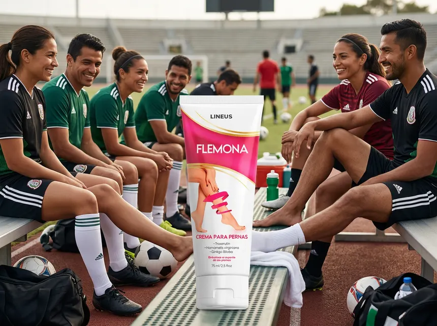 Crema para la circulación de las piernas para deportistas